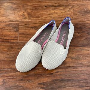 Rothy’s Beige Loafer size 8.5 but runs large feels like 8